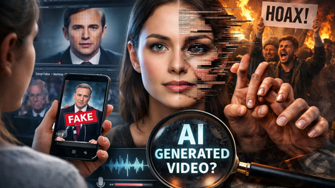 Elárasztották a közösségi médiát az AI-videók: hogyan ismerhetjük fel őket?