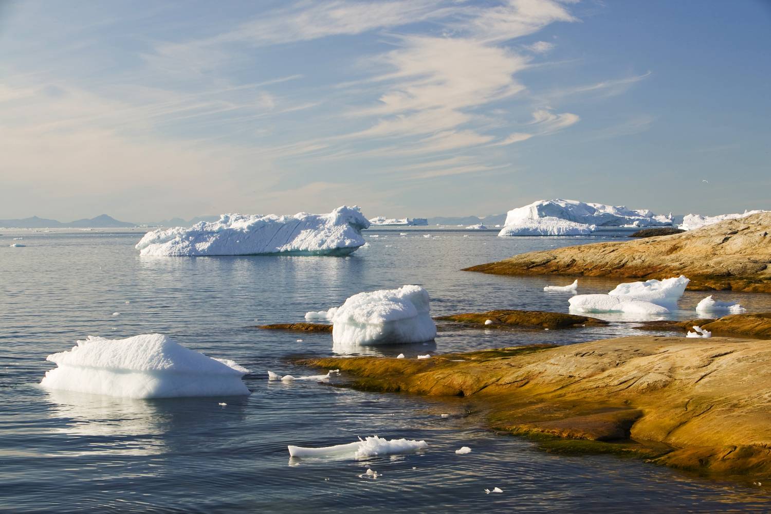 A Jacobshavn-gleccser.