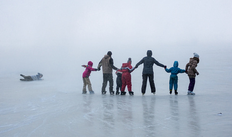Újabb magyar tavon lehet korcsolyázni