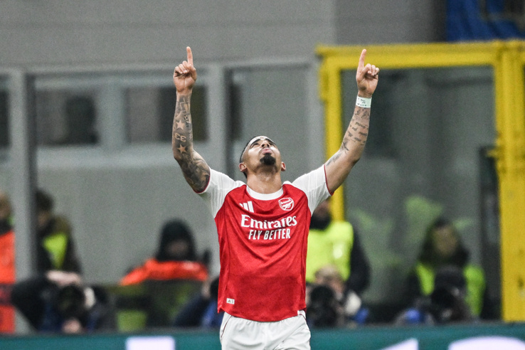 Szoboszlai Dominik után ezúttal Gabriel Jesus volt a megváltó Milánóban