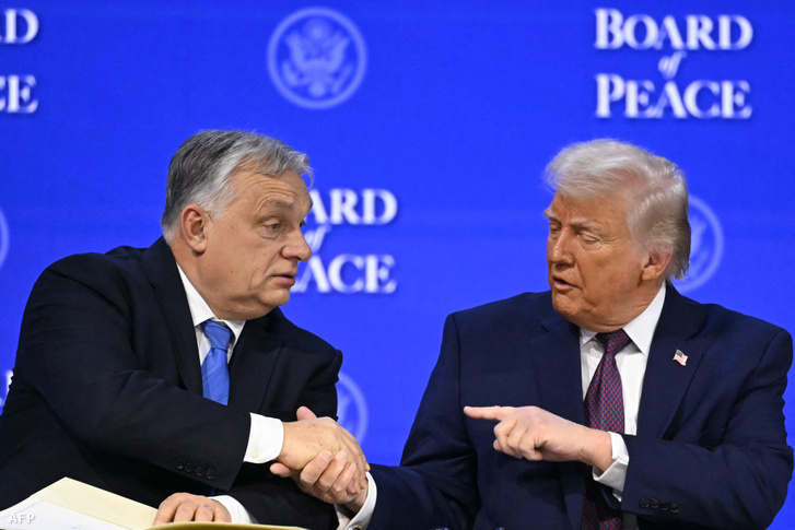 Orbán Viktor és Donald Trump 2026. január 22-én