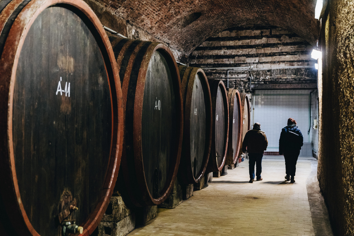 Boltívekkel erősítették meg a bánya mennyezetét, amit több helyen is láthatunk