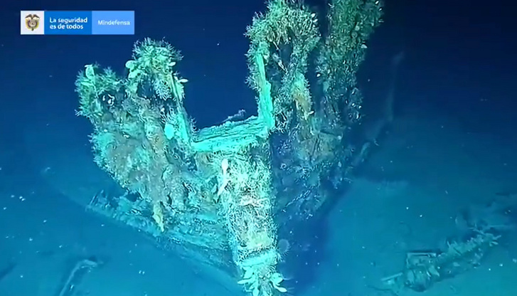 A San José, spanyol gálya, roncsai