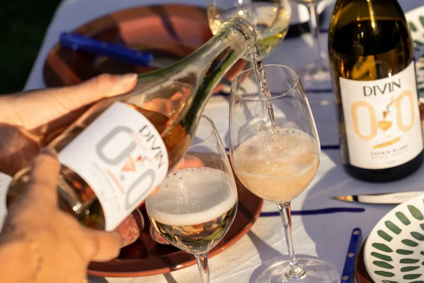 Divin Alkoholmentesített bor- Forrás: Divin