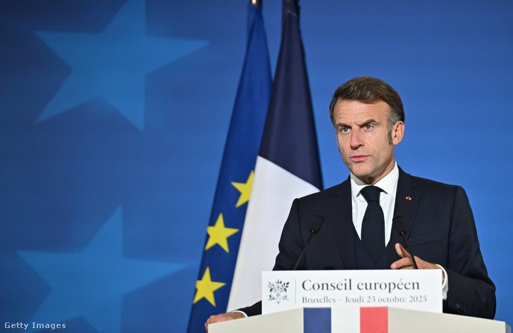 Emmanuel Macron 2025. október 23-án
