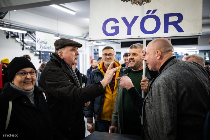 Szabó Bálint a Lázárinfón 2026. február 11-én Győrben