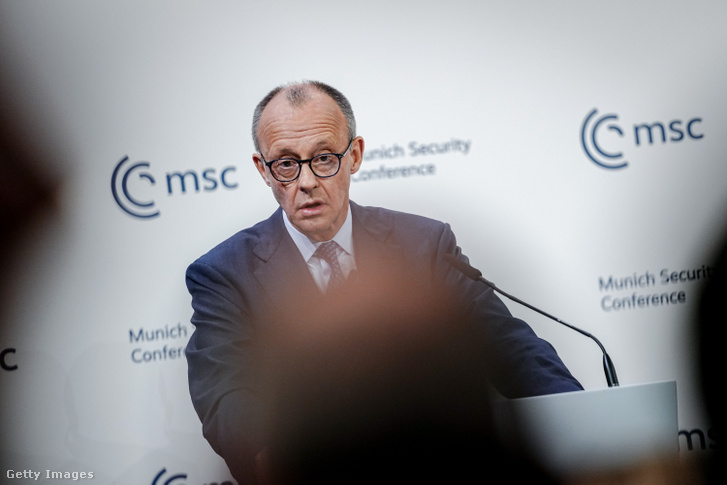 Friedrich Merz 2026. február 13-án