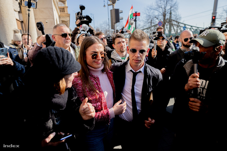 Vogel Evelin és Magyar Péter 2024. március 20-án