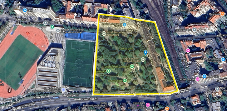 Forgalom elől lezárt terület 2026. február 19-én
