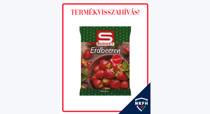 S-BUDGET gyorsfagyasztott szamóca