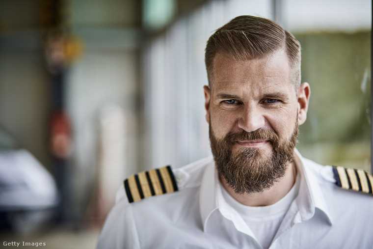 Szakállas pilóta. (Illusztráció: Getty Images)