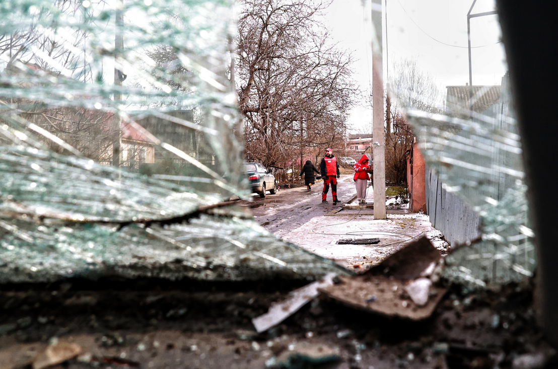 Az éjszakai dróntámadás következményei Odesszában 2026. február 21-én