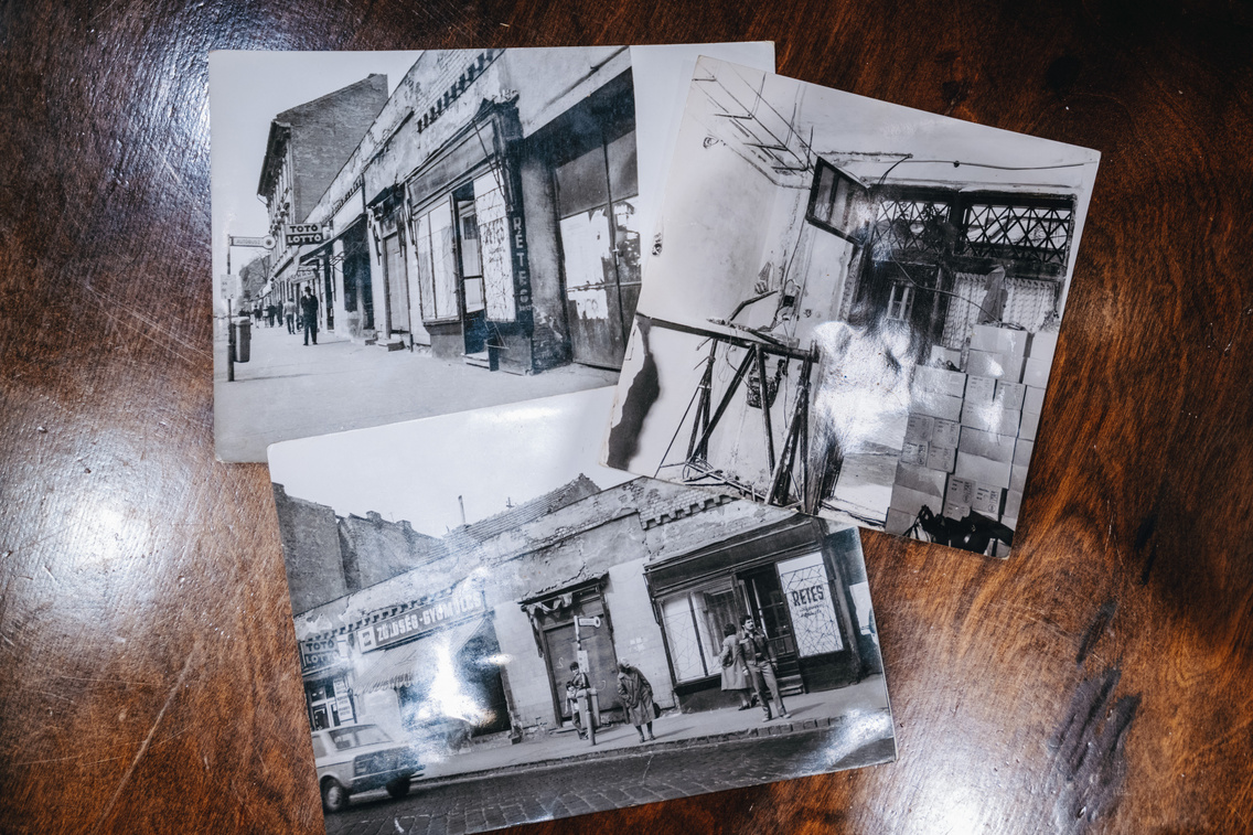 A régi, Róbert Károly körúti üzlet