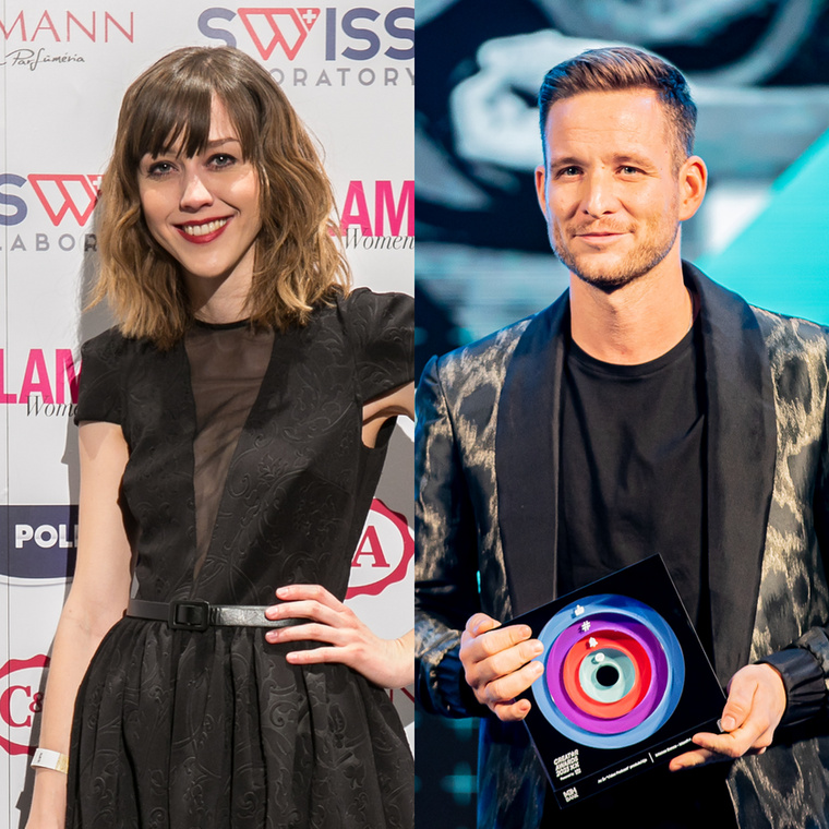 Kovácsovics Fruzsi és Istenes BenceIstenes Bence a VIVA TV műsorvezetőjeként építgette a karrierjét, míg Kovácsovics míg Fruzsi tehetségkutatók felfedezettjeként hívta fel magára a figyelmet