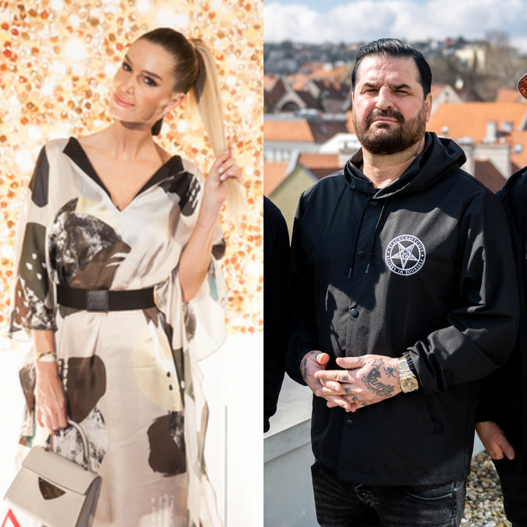 Dukai Regina és Tóth TibiA szépséges modell és a Hooligans dobosa a 2000-es évek végén két éven át alkottak egy párt