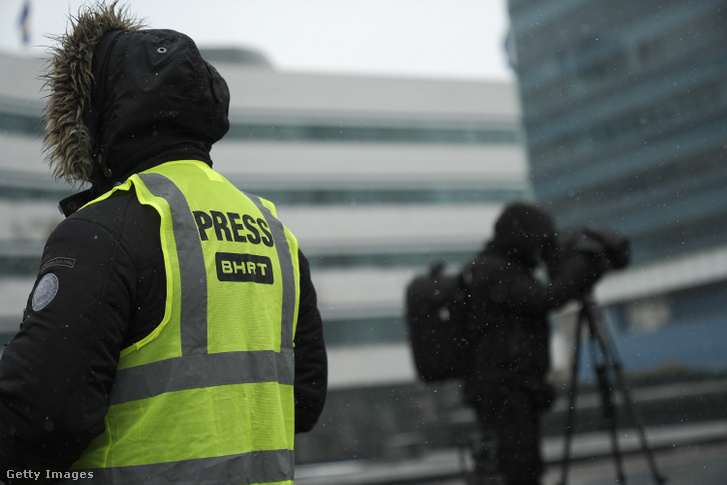 A Bosznia-Hercegovinai Rádió és Televízió (BHRT) alkalmazottai 2025. november 27-én