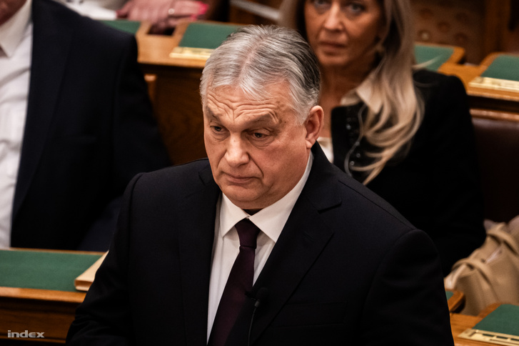 Orbán Viktor az Országgyűlés ülésén 2026. február 23-án