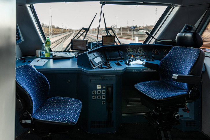 A Deutsche Bahnhoz tartozó DB Systemtechnik szerelvénye