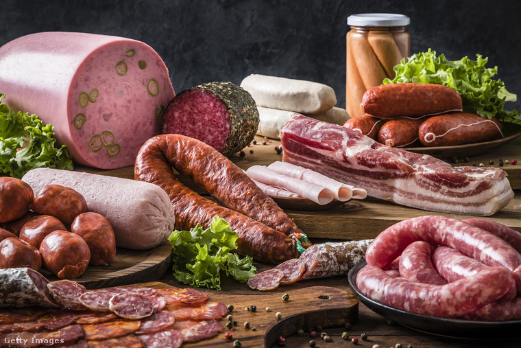 Feldolgozott vörös húsok. (Illusztráció: Getty Images)