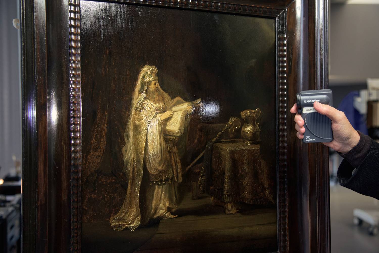 Rembrandt: Zacharias a templomban.