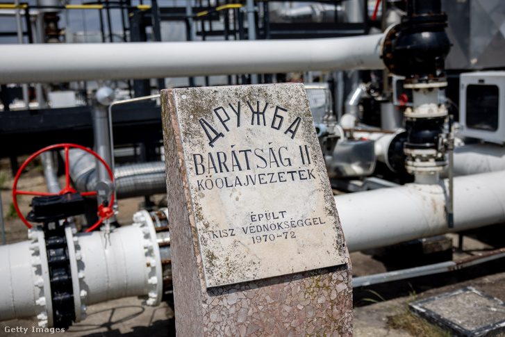 A Barátság kőolajvezeték 2022. május 24-én