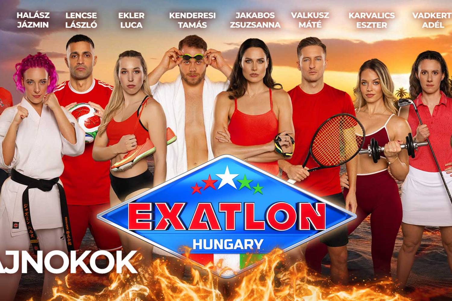 Exatlon Hungary Bajnokok sajtobejelento