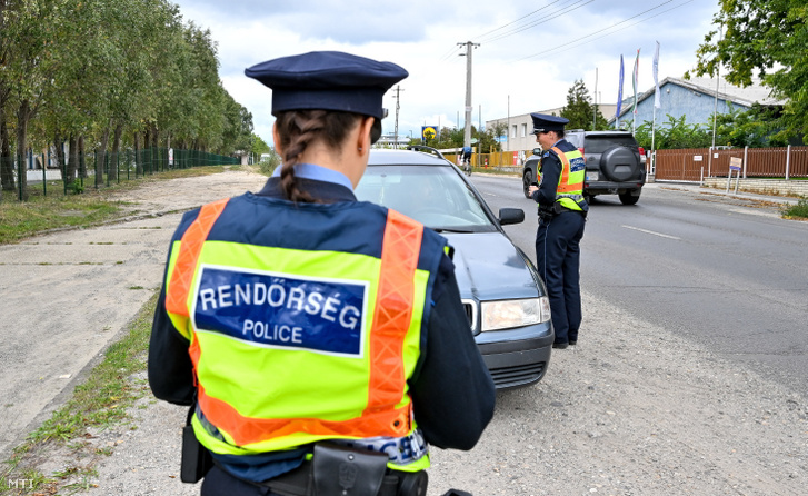 Rendőrségi közúti ellenőrzés 2025. október 6-án