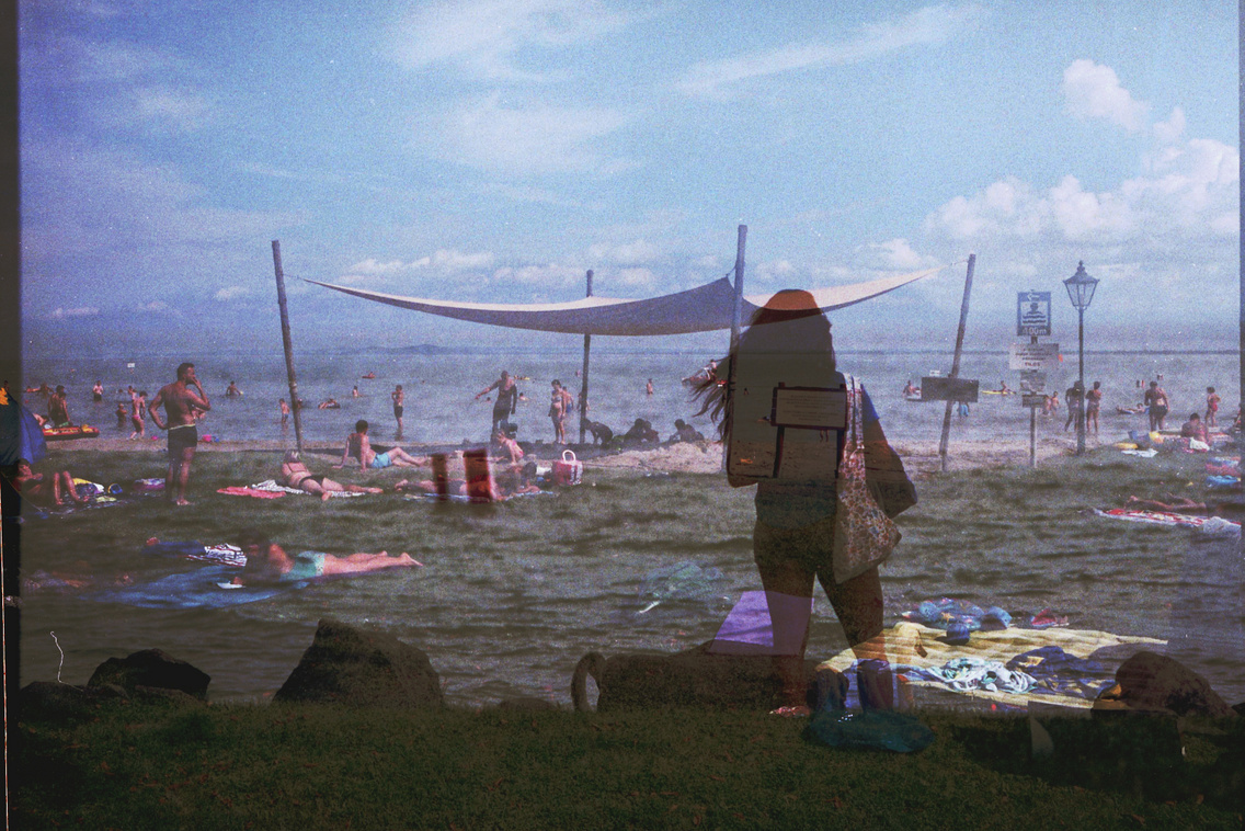 A kiállítás egyik multiexpós képe