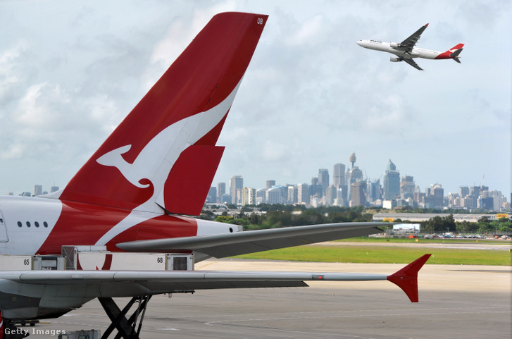 A Qantas légitársaság járatai