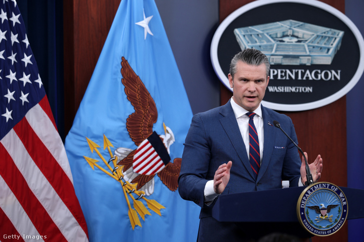 Pete Hegseth 2026. március 2-án