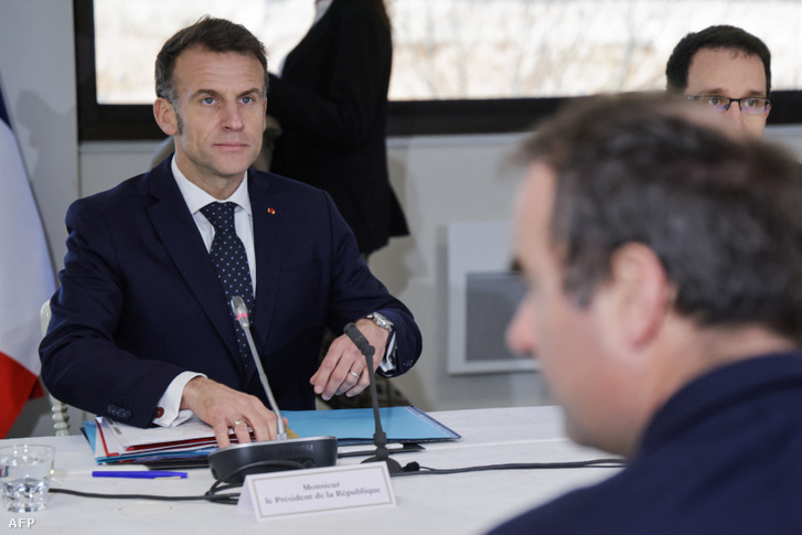 Emmanuel Macron 2026. március 12-én