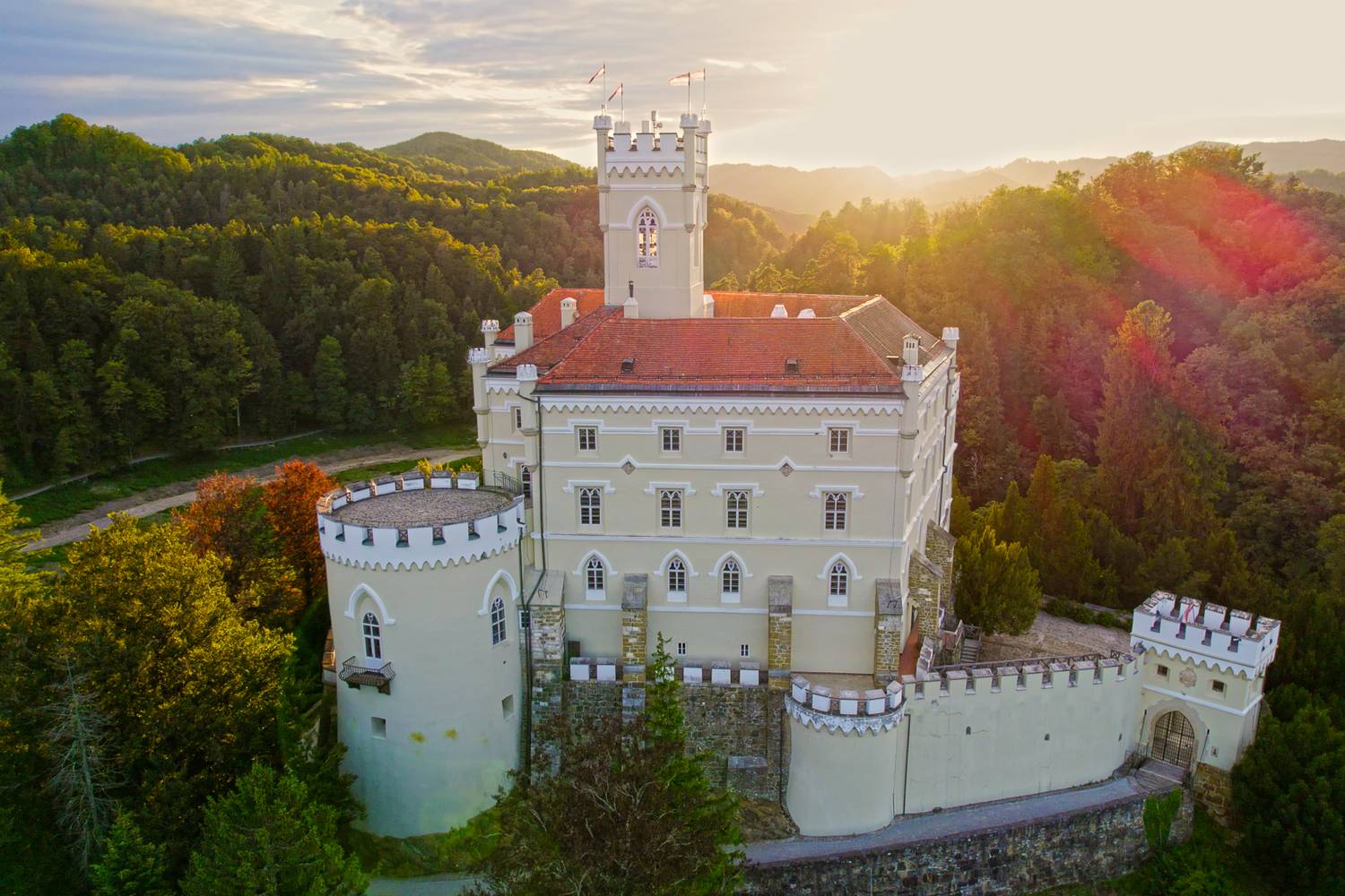 Trakošćan kastély, Zagorje régió.