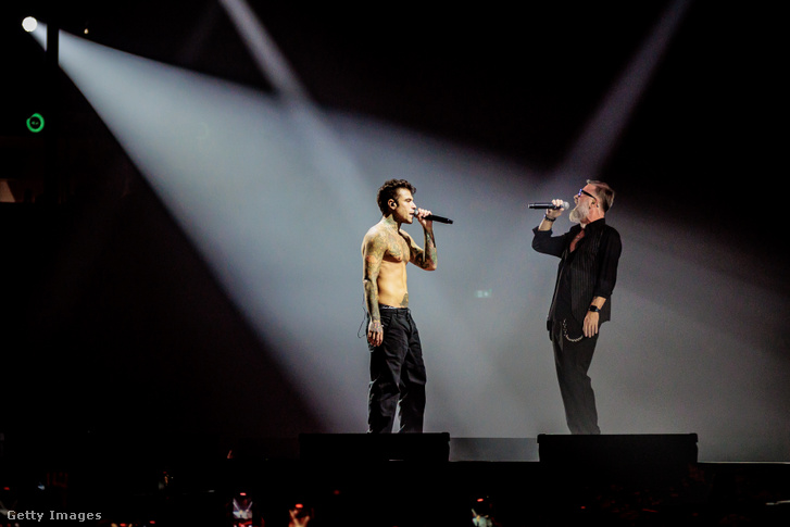 Fedez és Marco Masini 2025. szeptember 19-én