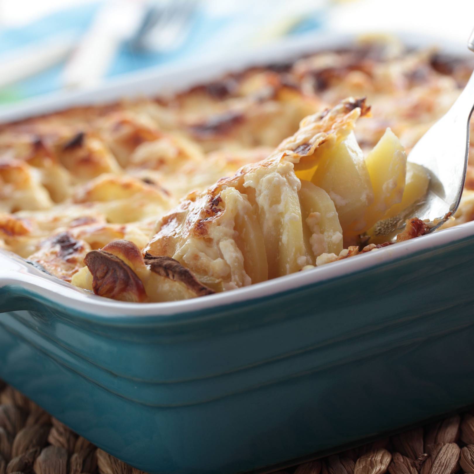 Karalábé gratin.