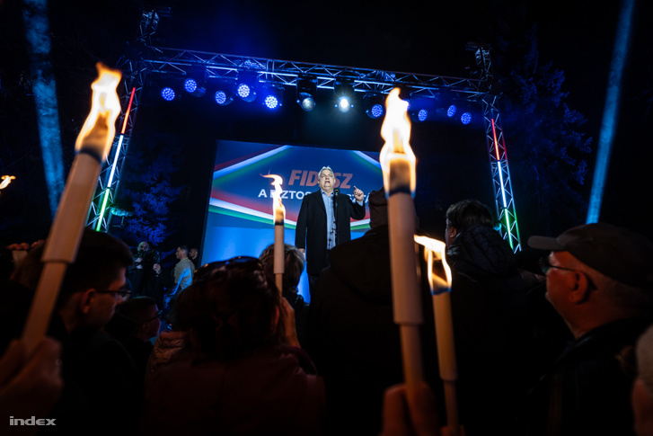 Orbán Viktor Dunaújvárosban 2026. március 18-án