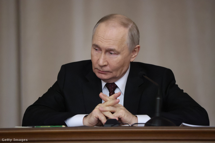 Vlagyimir Putyin 2026. február 19-én