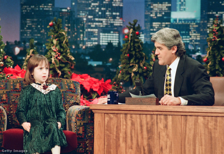 Mara Wilson az egyik legnagyobb amerikai talkshow vendégeként a '90-es években. (Fotó: Getty Images)