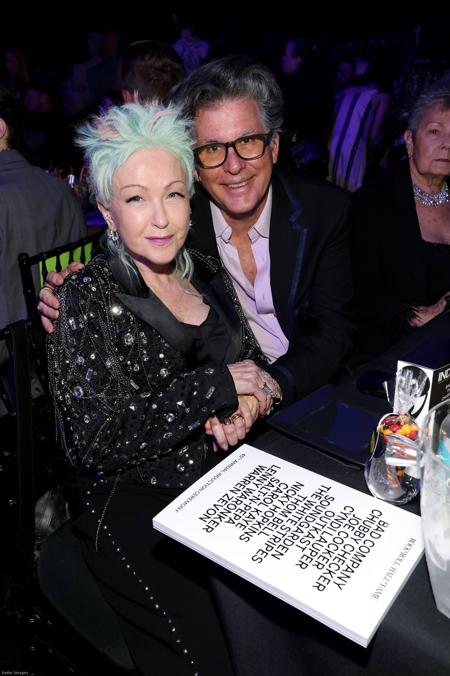 Cyndi Lauper és férje, David Thornton.
