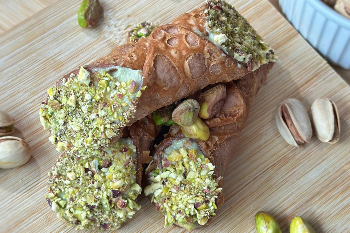 Pisztáciás cannolók