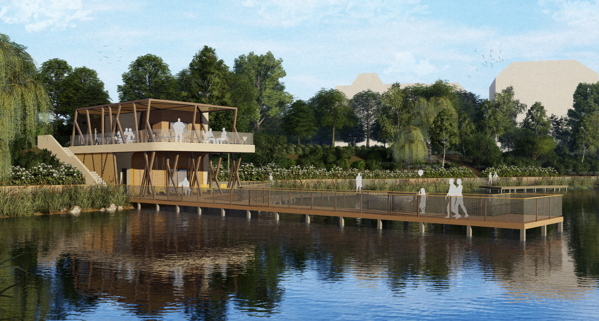 Ilyen lehet a kőbányai Mély-tó környezete