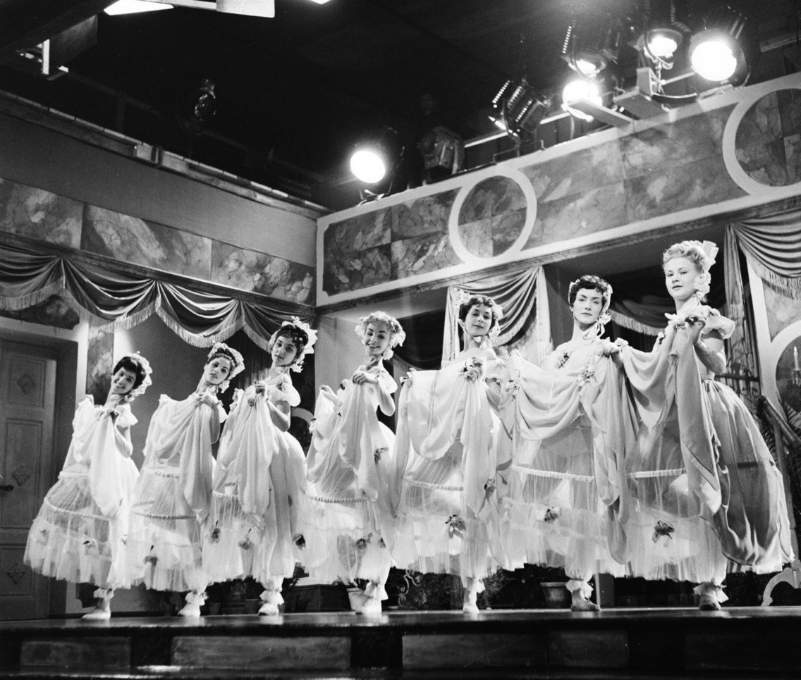 Hunnia Filmgyár, a Gerolsteini kaland című film forgatása 1958-ban