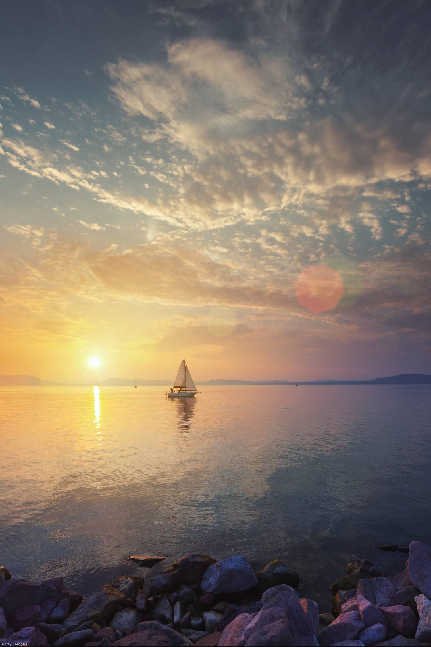 Balaton vízállása 2026. áprilisában 1