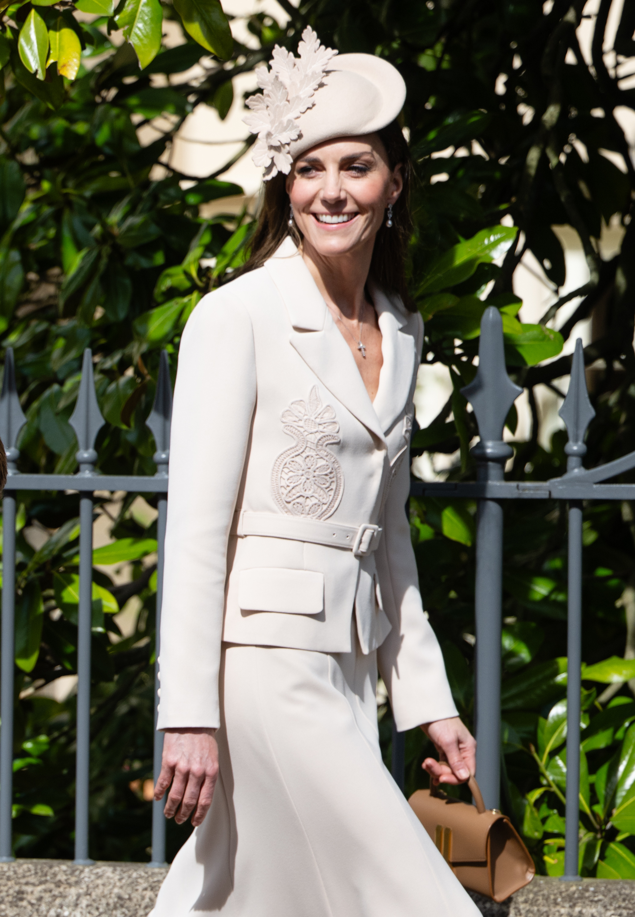 Katalin hercegné sikkes megjelenése a húsvéti istentiszteleten lélegzetelállító volt.