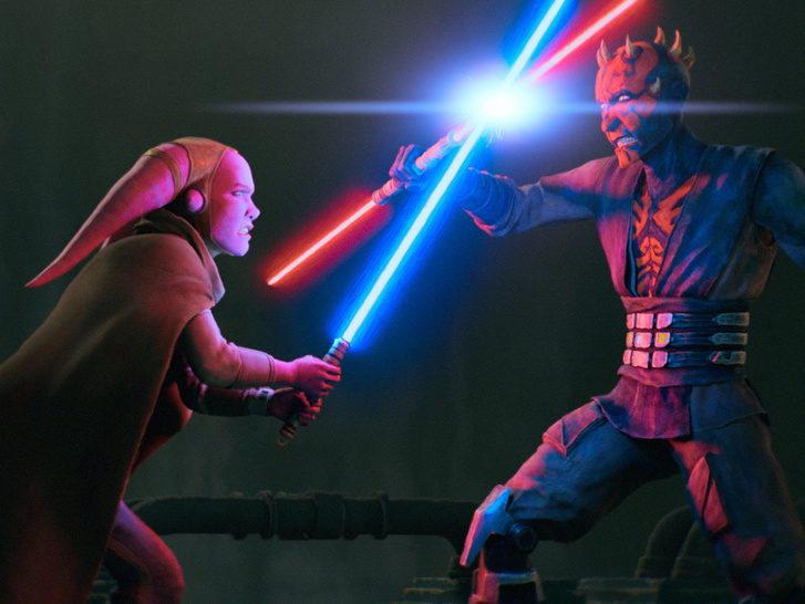 Részlet a Star Wars: Maul – Árnyak mestere címú sorozatból