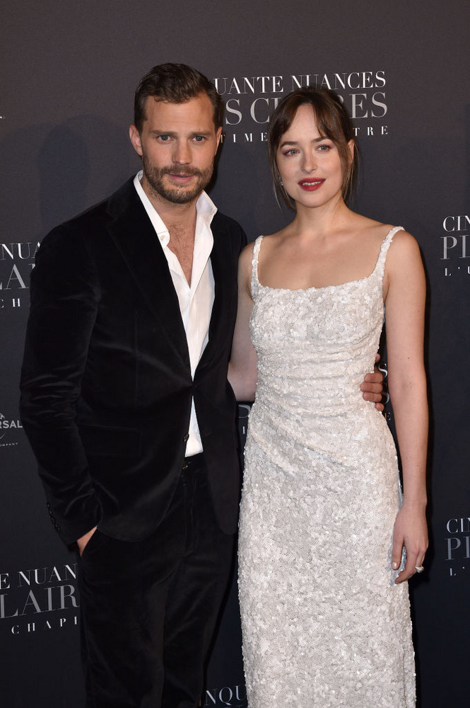 Dakota Johnson és Jamie DornanA szürke ötven árnyalata tele van intim jelenetekkel