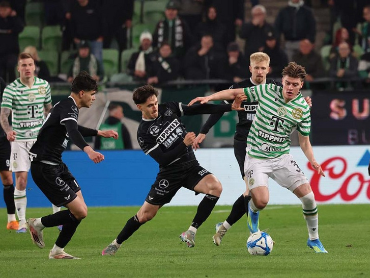 A Ferencváros 3–1-re nyert a Diósgyőr ellen hazai pályán a labdarúgó NB I 29. fordulójának pénteki játéknapján