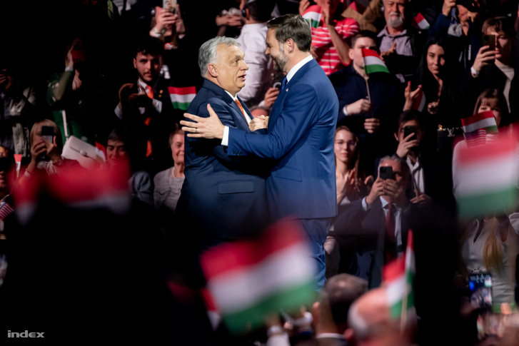 Orbán Viktor és J. D. Vance 2026. április 7-én