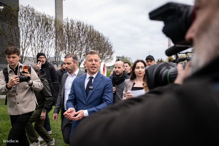 Magyar Péter 2026. április 15-én