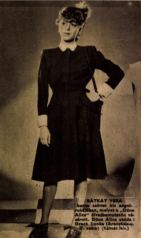 Hölgy Dünn Alice-ruhában