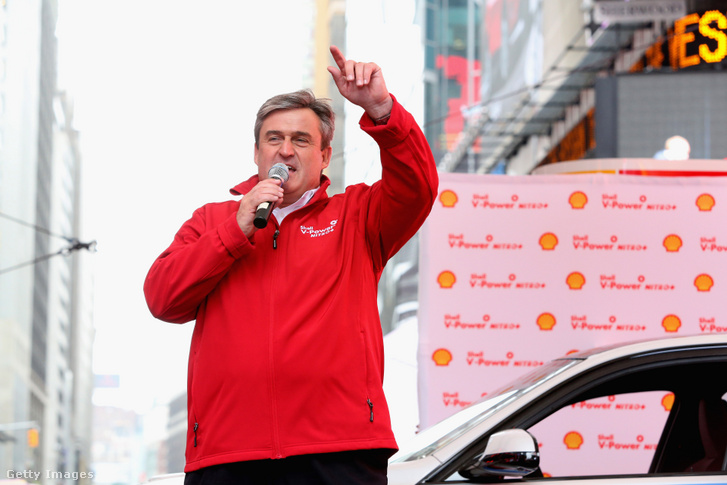 Kapitány István a Times Square-en 2015 június 2-án